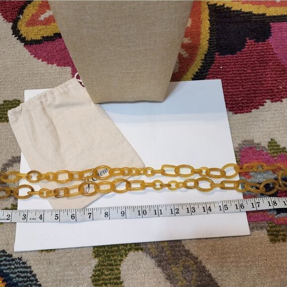 J. Crew orange long necklace - Picture 6 of 6